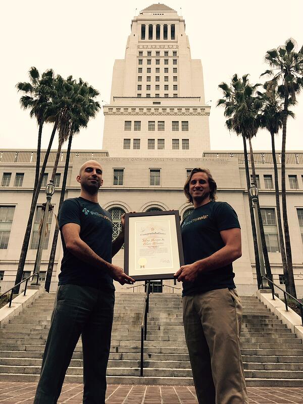 Pick My Solar Honored by LA Mayor Eric Garcetti
