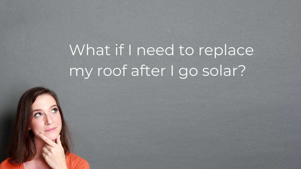 solar panel roof replacement