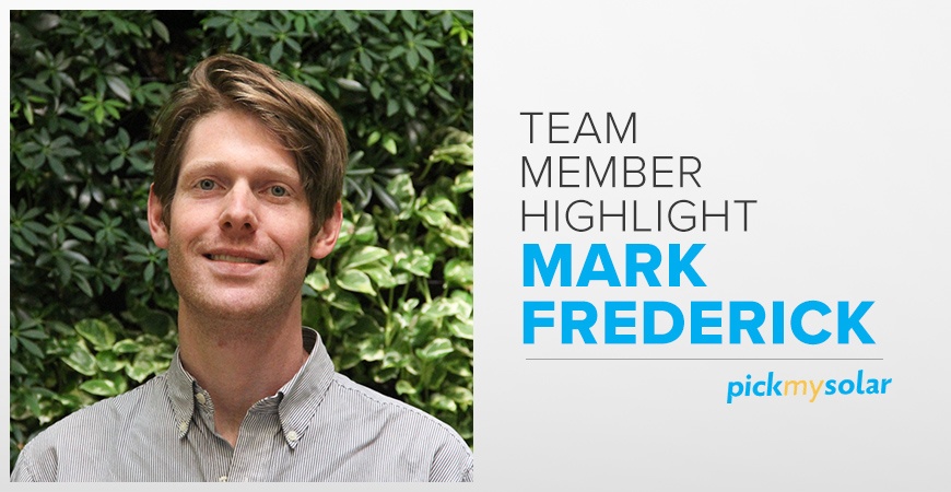 Team Member Highlight Mark Frederick