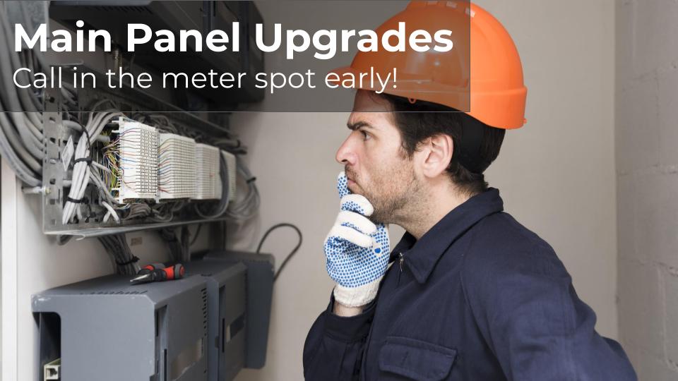 solar installer best practices main panel upgrades